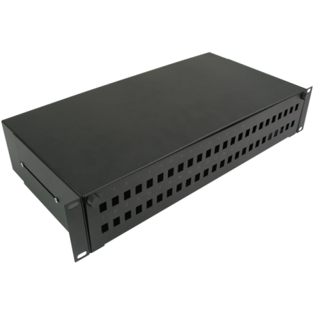 PANNELLO FO RACK 19" 2U - 48xCONNETTORE SC