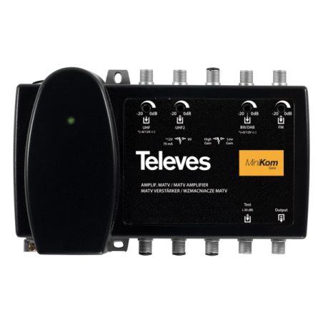 CENTRALE AMPLIFICATORE  4ING. FM-3-U-V G35/45DB