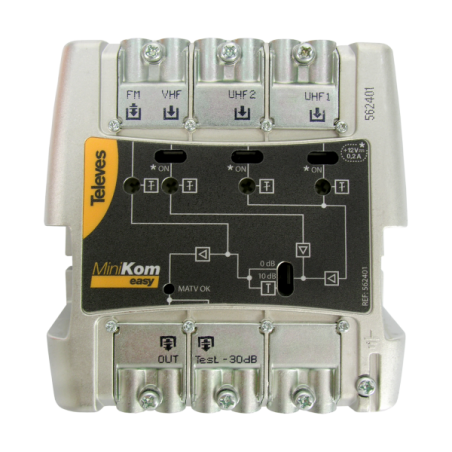 A.MINIKOM MATV 4I/1U EASYF: FM-V-U-U